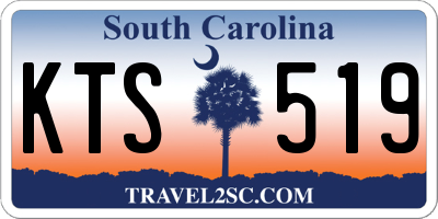 SC license plate KTS519