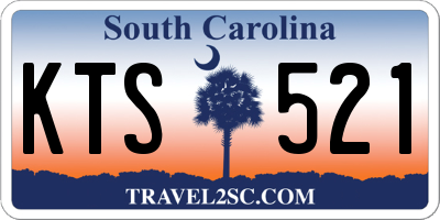 SC license plate KTS521