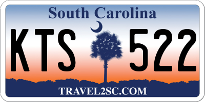SC license plate KTS522