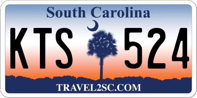 SC license plate KTS524