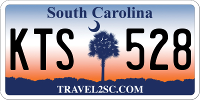 SC license plate KTS528