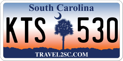 SC license plate KTS530
