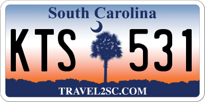 SC license plate KTS531
