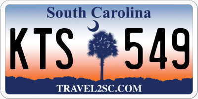 SC license plate KTS549