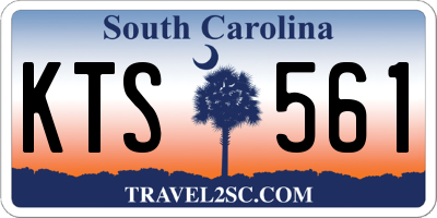 SC license plate KTS561