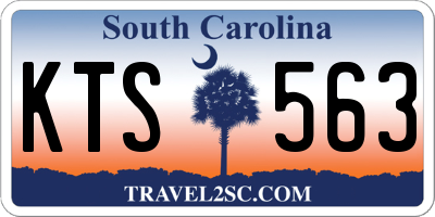SC license plate KTS563