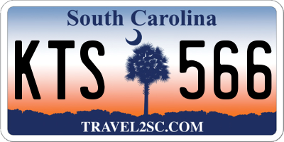 SC license plate KTS566