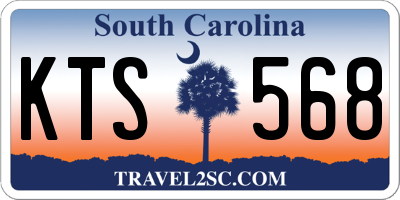SC license plate KTS568