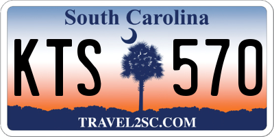 SC license plate KTS570