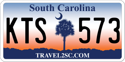 SC license plate KTS573