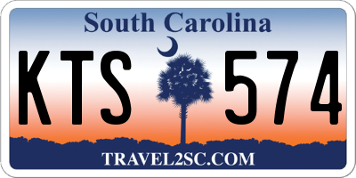SC license plate KTS574