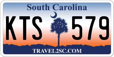 SC license plate KTS579