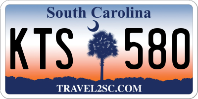 SC license plate KTS580
