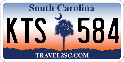 SC license plate KTS584