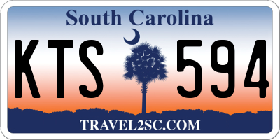 SC license plate KTS594
