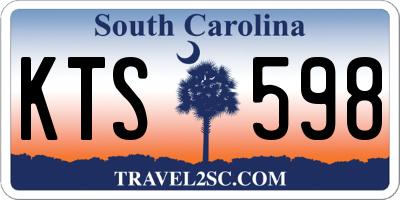 SC license plate KTS598