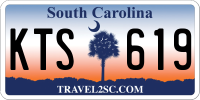 SC license plate KTS619