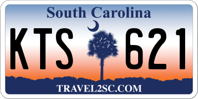 SC license plate KTS621