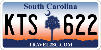 SC license plate KTS622