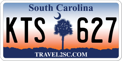 SC license plate KTS627