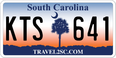 SC license plate KTS641
