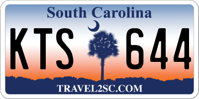 SC license plate KTS644