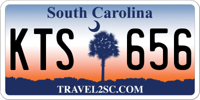 SC license plate KTS656
