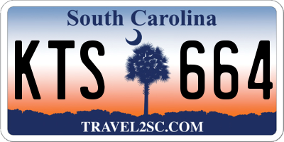 SC license plate KTS664