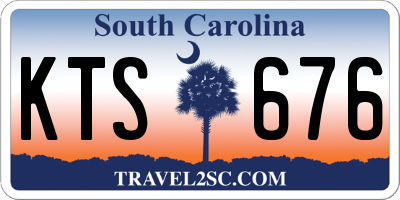 SC license plate KTS676