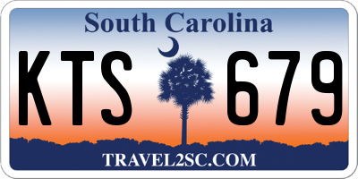 SC license plate KTS679