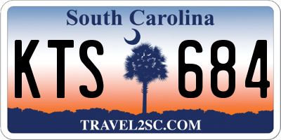 SC license plate KTS684