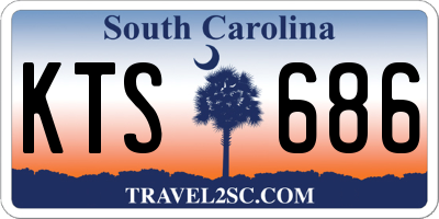 SC license plate KTS686
