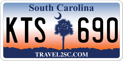 SC license plate KTS690