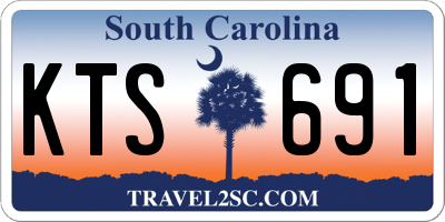 SC license plate KTS691