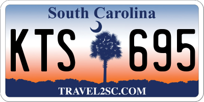 SC license plate KTS695