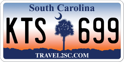 SC license plate KTS699