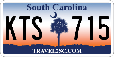 SC license plate KTS715