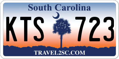 SC license plate KTS723