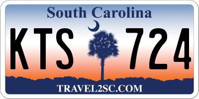 SC license plate KTS724