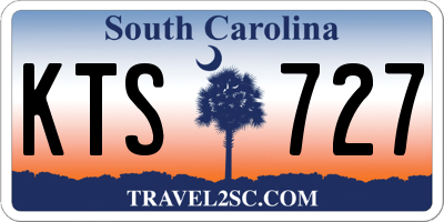 SC license plate KTS727
