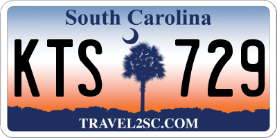 SC license plate KTS729