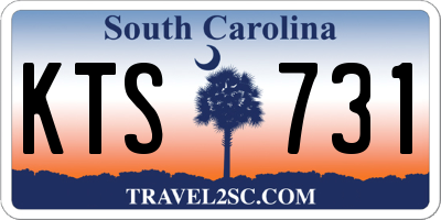 SC license plate KTS731