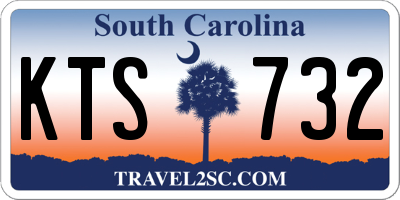 SC license plate KTS732