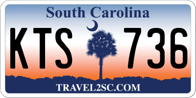 SC license plate KTS736