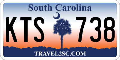 SC license plate KTS738
