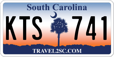 SC license plate KTS741