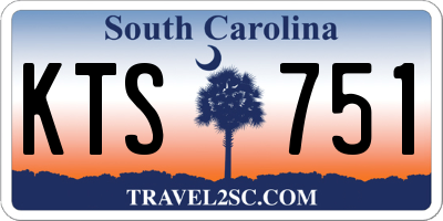 SC license plate KTS751