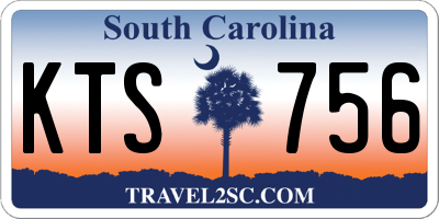 SC license plate KTS756
