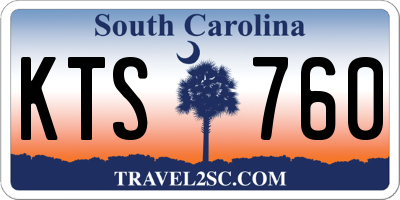 SC license plate KTS760