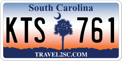 SC license plate KTS761